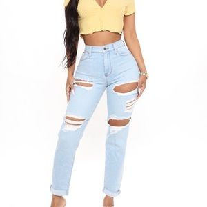 Fashion nova mom jeans